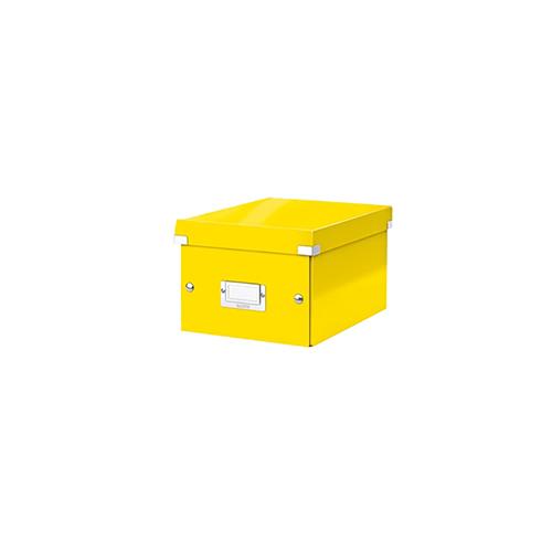Photo de Boîte Click & Store A4 - Jaune - Leitz