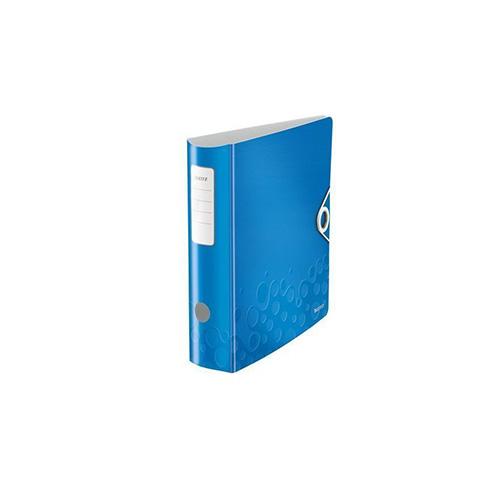 Photo de Classeur à levier Wow A4 - dos 8 cm - Bleu - Leitz