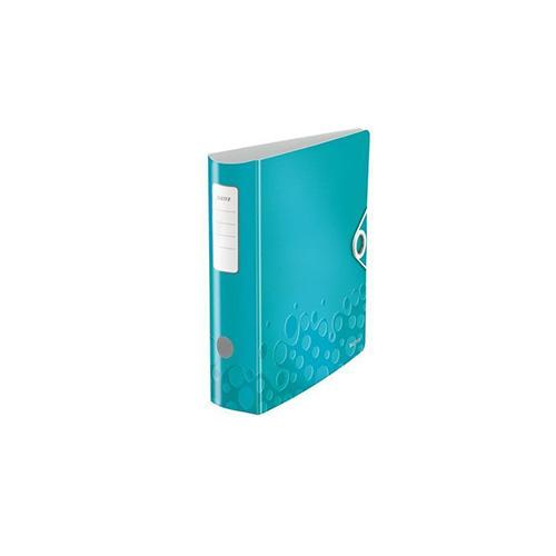 Photo de Classeur à levier Wow A4 - dos 8 cm - Bleu - Leitz