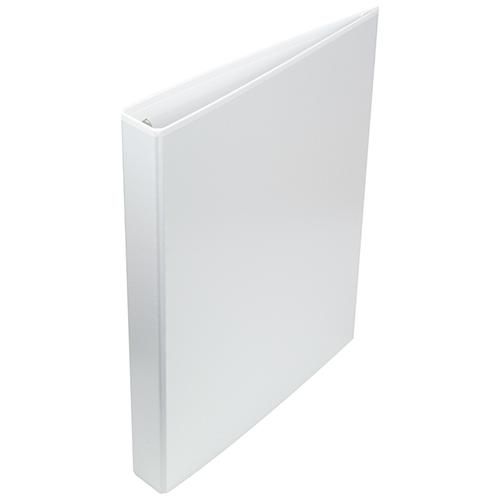 Photo de Classeur personnalisable carton 4 anneaux - 2cm - Blanc - Kangaro