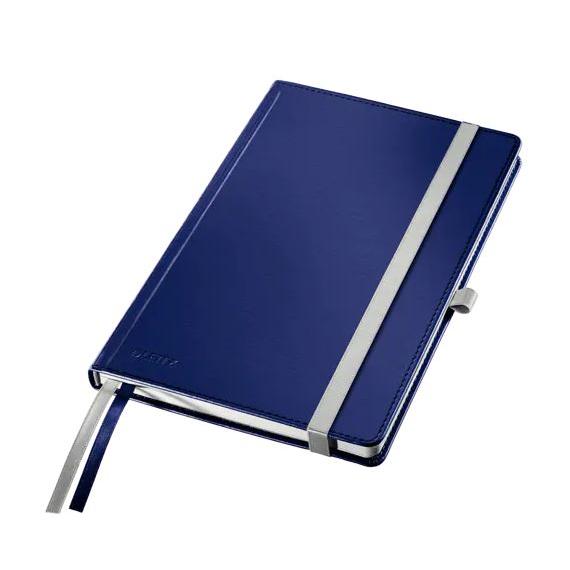 Photo de Cahier Style couverture rigie A5 ligné - bleu - 44851069