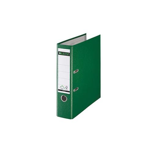 Photo de Classeur plastique PP 180° Leitz - dos 8 cm - A4 - Vert - Leitz