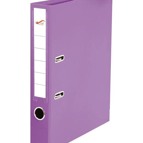 Photo de Classeur levier PVC Deroanne - dos 4 cm - A4 - Violet - Deroanne