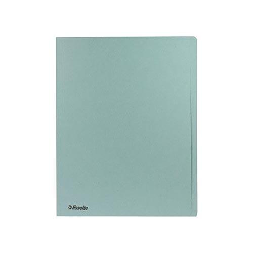 Photo de Chemises Esselte Folio bords dépassants - 300 gr - Bleu - Esselte