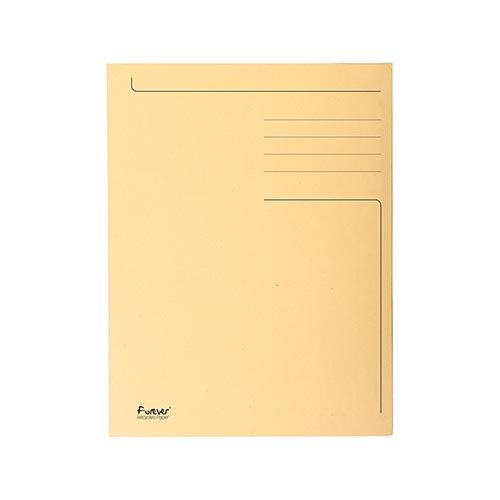 Photo de Fardes 3 rabats carton Folio Forever - Beige - Exacompta