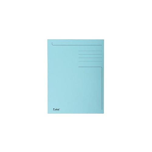 Photo de Fardes 3 rabats carton Folio Forever - Bleu - Exacompta