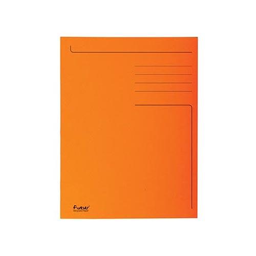 Photo de Fardes 3 rabats carton Folio Forever - Orange - Exacompta