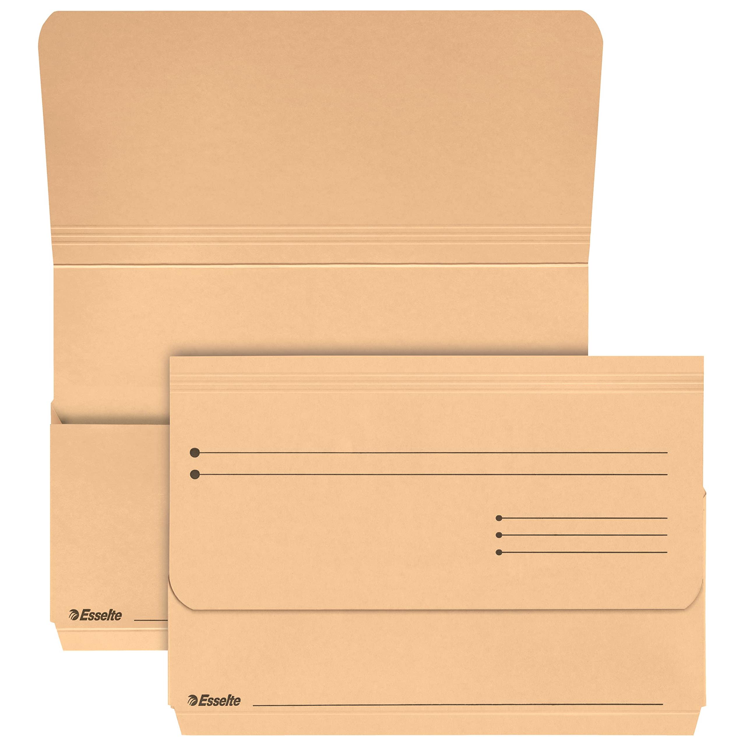 Photo de Farde à soufflet - Folio - chamois - paq de 25 - code 15840