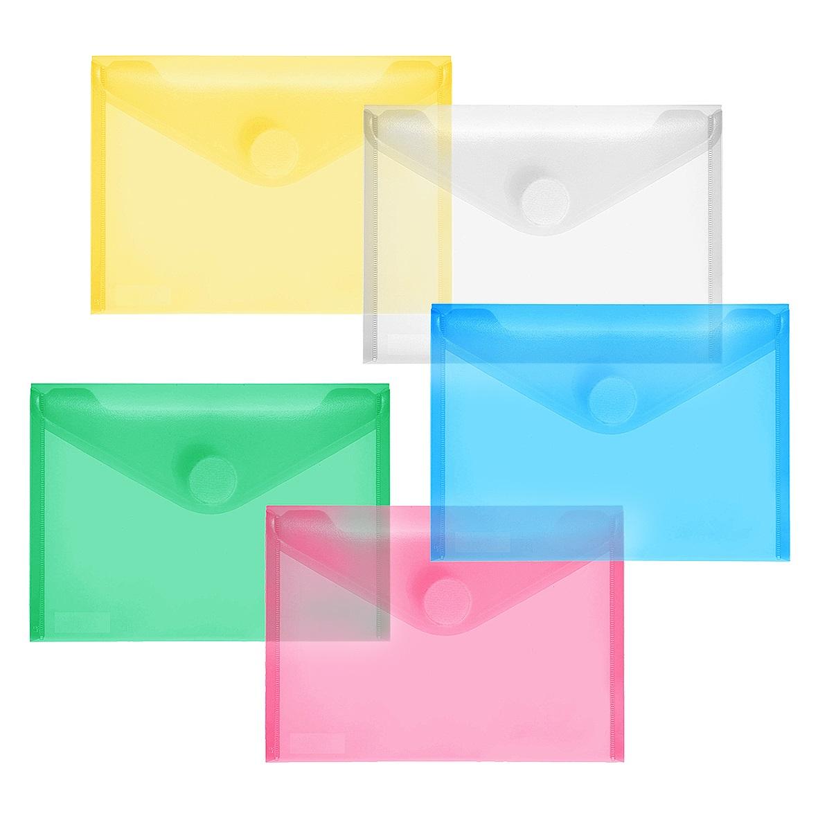 Photo de Enveloppes A6 avec velcro - lot 10 ASSORTI - 251749
