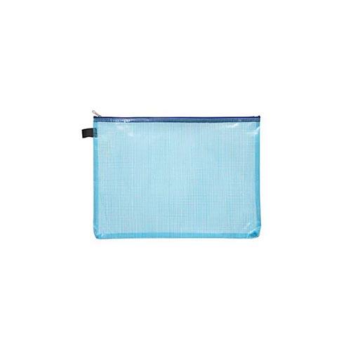 Photo de Pochette zip color A4 - Bleu - Foldersys