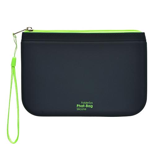 Photo de Pochette zippée en silicone - A6 - Noir - Foldersys