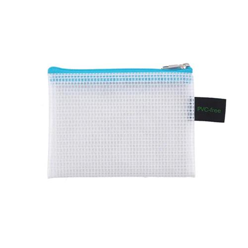 Photo de Pochette Zip Ecologique - A7 - Bleu - Foldersys