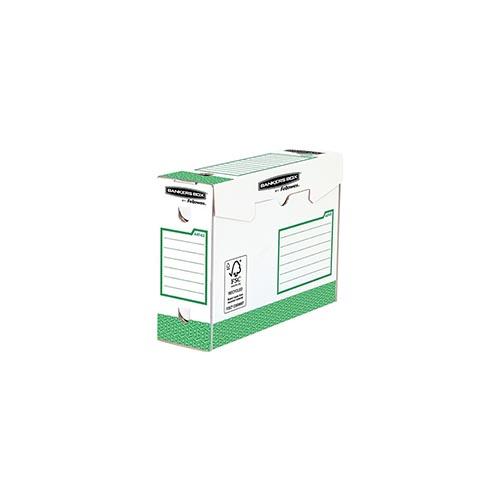 Photo de Boites à archives Vivida dos 10 cm - Vert - Bankers Box