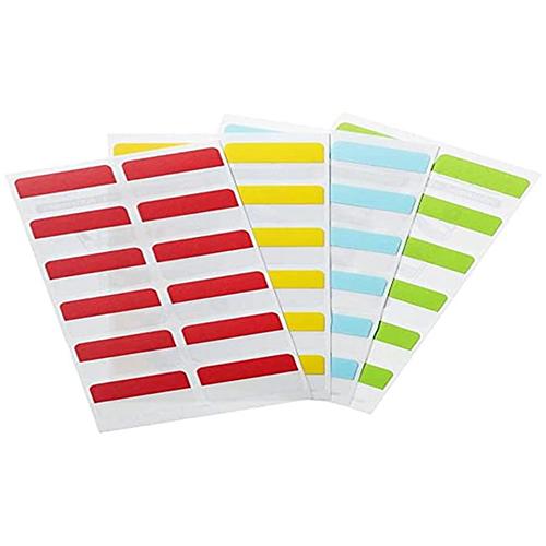 Photo de Index repositionnable - 12x25mm - Multicolore - 3L