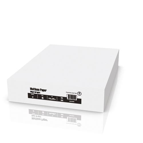 Photo de Papier High Bright 75gr A4 - blanc - CIE 145 - Blanc