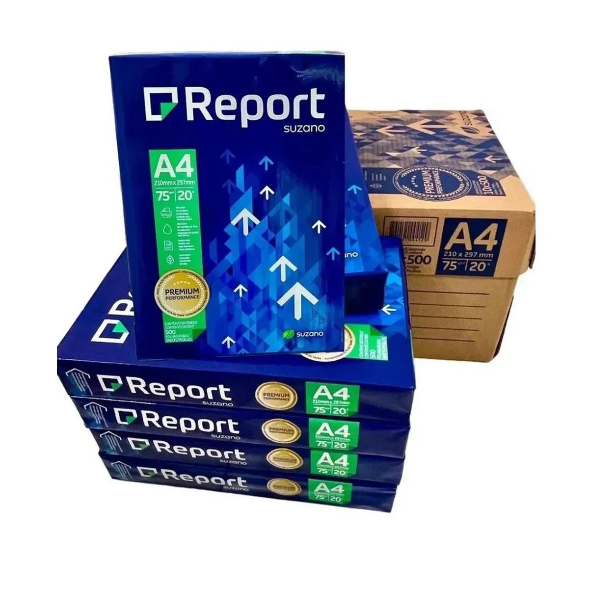 Photo de Papier Report  A4 75 gr - blanc - boîte de 5 rames