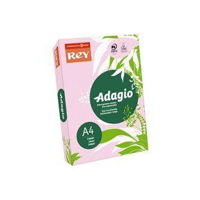 Photo de Papier couleur Rey Adagio A4 80GR - Rose - Rose - Rey