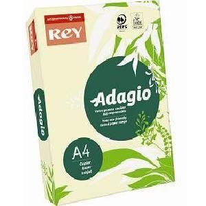 Photo de Papier couleur Rey Adagio A4 80GR - Ivoire - Blanc - Rey