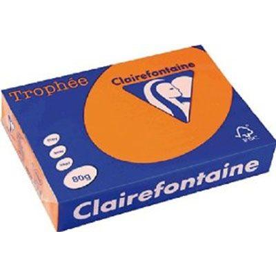 Photo de Papier Clairefont. Trophée-A3-80 g-orange vif - Orange - Trophee