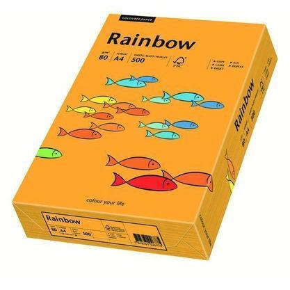 Photo de Papier Rainbow A4 80 gr (500)  - Orange - Rainbow