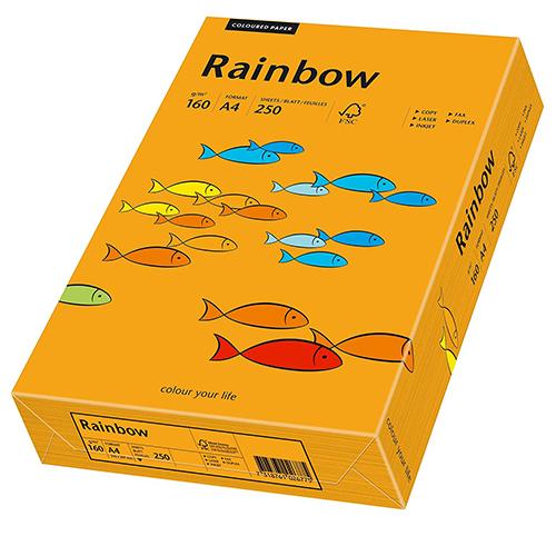 Photo de Papier Rainbow A4 160 gr (250)  - Orange - Rainbow