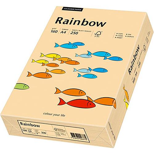 Photo de Papier Rainbow A4 160 gr (250)  - Orange - Rainbow