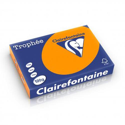 Photo de Papier Trophée A4 120 gr (250) - Orange - Trophee