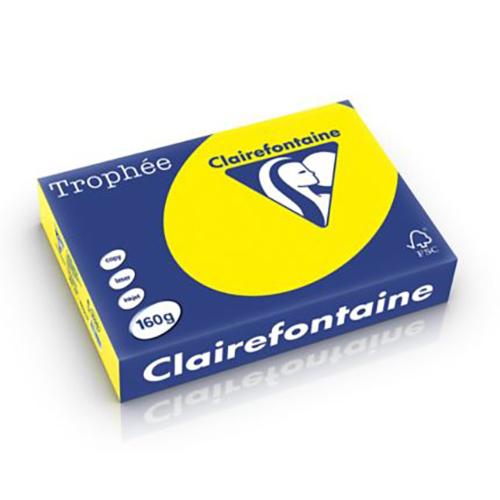 Photo de Papier Trophée A4 160 gr (250) - Jaune - Trophee