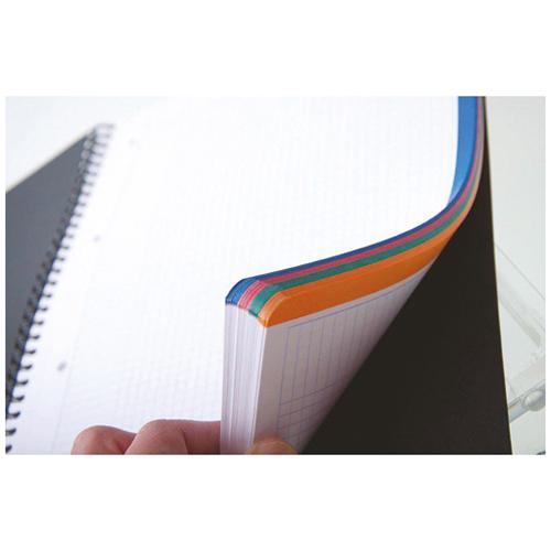 Foto van Rhodiactive 4 kleuren notitieboek - vierkant - A4 - Veelkleurig - Rhodia Metallic