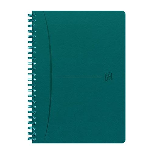 Photo de Cahier spirale Signature - A5 - 5x5 - Bleu - Oxford