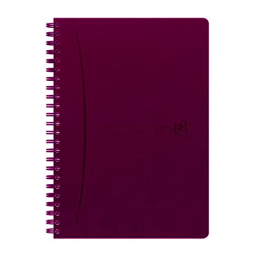 Photo de Cahier spirale Signature - A5 - 5x5 - Rose - Oxford