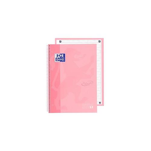 Photo de Cahier Europeanbook - A4+ - ligné - Rose - Oxford