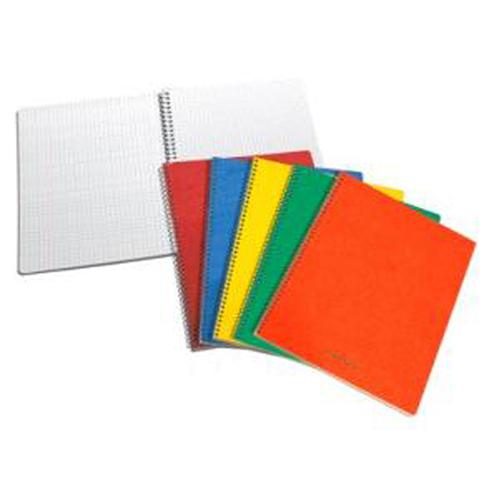 Photo de Cahier à spirale 60 feuilles - 21 x 29.7 - ligné - Multicolore