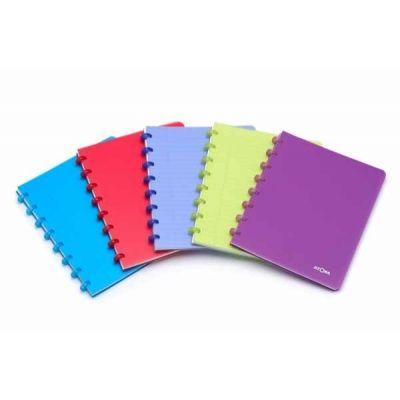 Photo de Cahier Atoma 72 flts - 21 x 16.5 - Q5 -PVC - Atoma