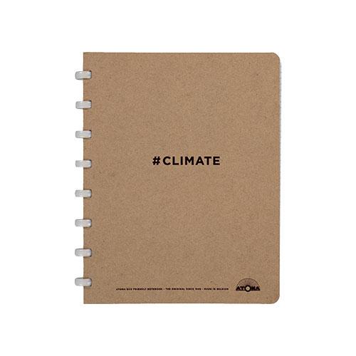 Photo de Cahier Atoma Climate - A5 - quadrillé 5x5 - Brun - Atoma