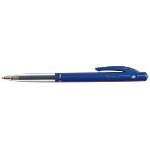 Photo de Stylo-bille - Pointe fine - M10 - Bic - Bleu - Bic