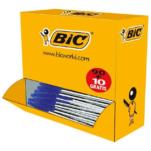 Photo de Stylo bille - Value Pack - Cristal Medium - Bic - Bleu - Bic