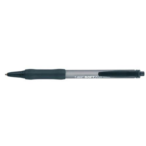 Photo de Stylo bille rétractactable - Soft feel  - Noir - Bic