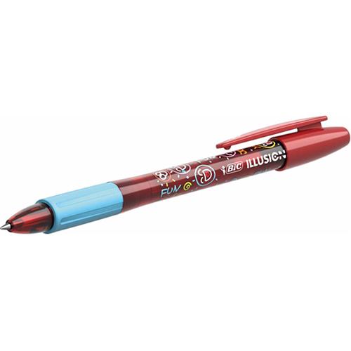 Photo de Stylo-bille effaçable - Illusion - Rouge - Bic