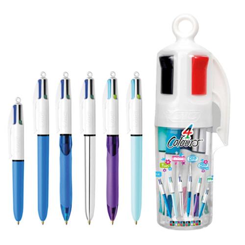 Photo de Stylo-bille BIC 4 corps couleur - Multicolore - Bic