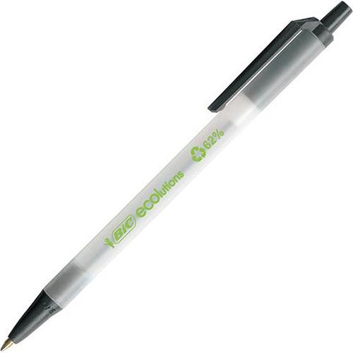 Photo de Stylo bille rétractable - Ecolution - Clic Stic - Noir - Bic