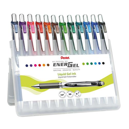 Photo de Stylo-bille - Liquid Gel  - Rétractable -BL77 - Multicolore - Pentel