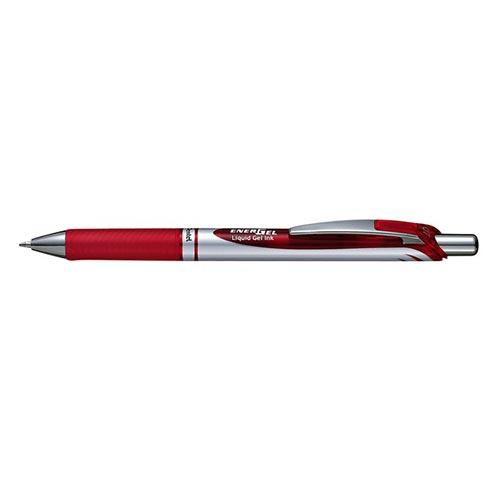 Photo de Roller rétractable - BL77 -  Energel  - Rouge - Pentel