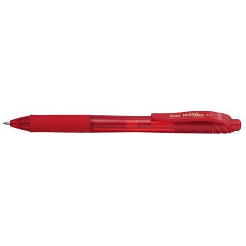 Photo de Roller rétractable - BL107 -  Energel  - Rouge - Pentel