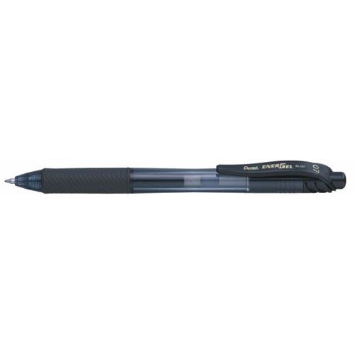 Foto van Zelfklevende roller zonder dop - BL107 - Energel  - Zwart - Pentel