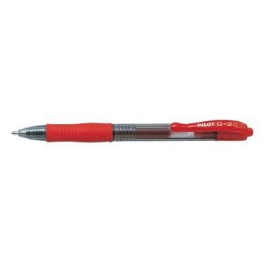 Photo de Stylo bille gel  - G2 10 - Rouge - Pilot