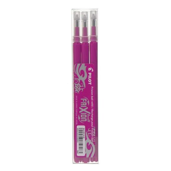 Photo de Recharges stylo bille - Frixion Ball - Pilot - Rose - Pilot