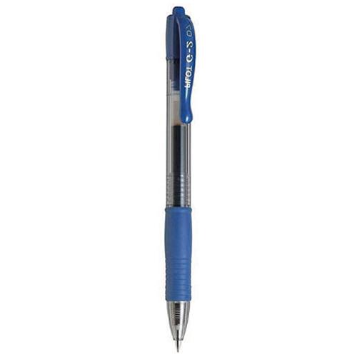 Photo de Stylo bille gel fin - pack + recharges G2 7 - Pilot - Bleu - Pilot