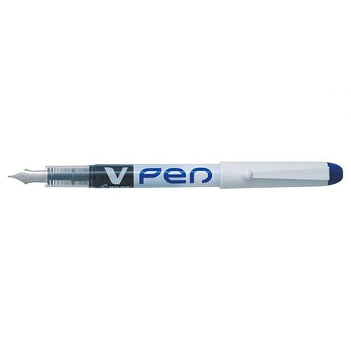 Photo de Stylo plume non rechargeable - V pen - Bleu - Pilot