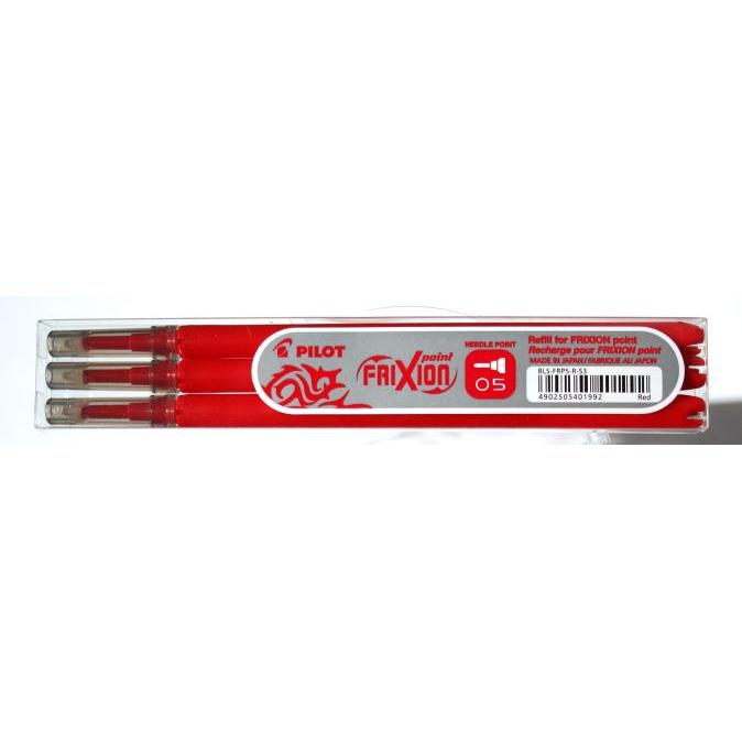 Photo de Recharges stylo bille - Pointe fine - Frixion Ball - Pilot - Rouge - Pilot